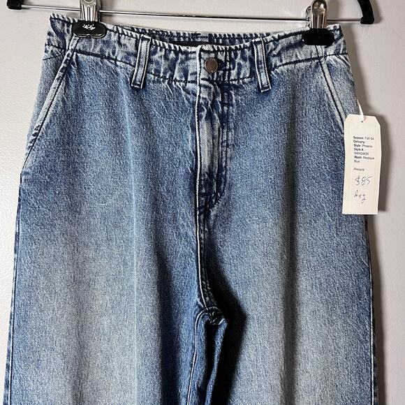 Modern American Fidelity Women’s Jeans Size 26 Blue Wide Leg / relaxed SAMPLE - Picture 12 of 13